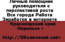 Личный помощник руководителя с перспективой роста - Все города Работа » Заработок в интернете   . Красноярский край,Норильск г.